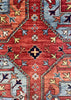 7'10"x9'8" Ersari Turkmen Hand Knotted