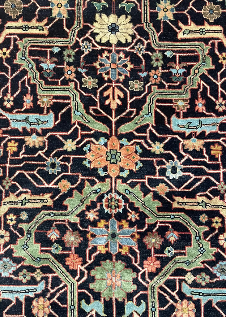 7'11"x10'1" Arabesque Hand Knotted