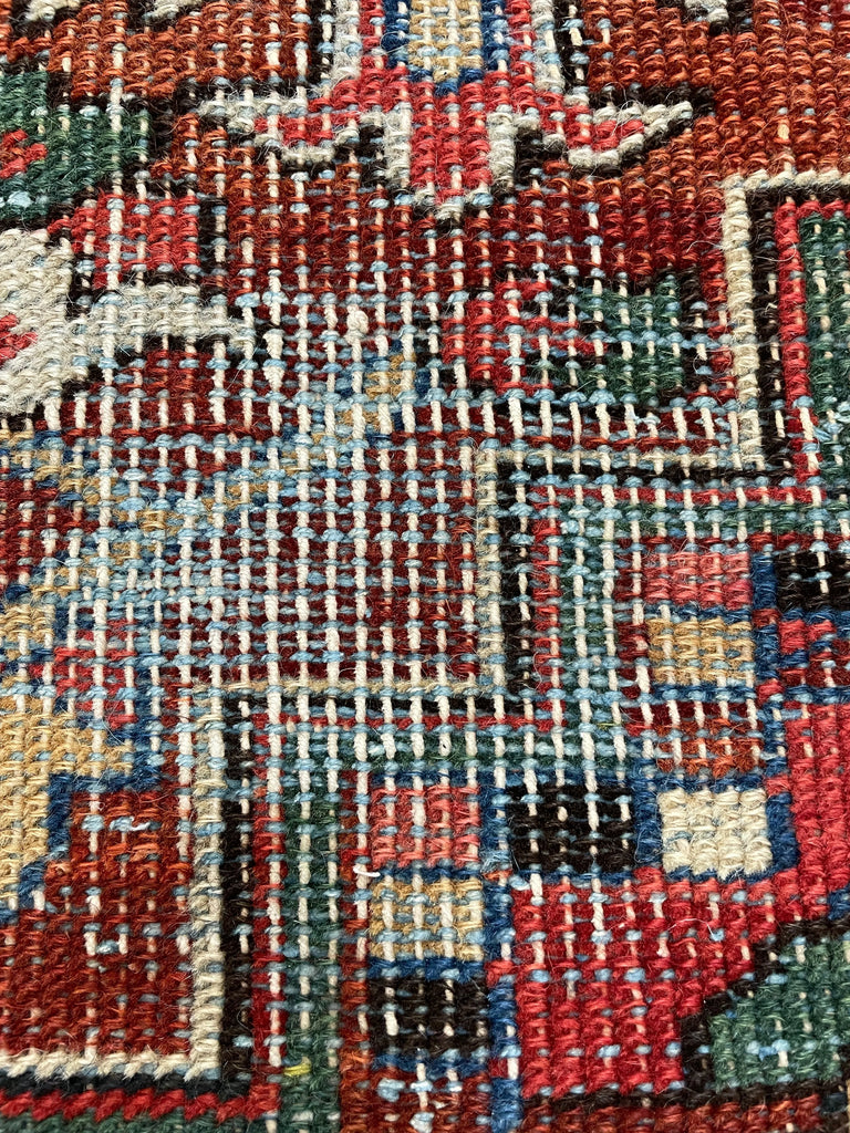 7'2"x10' Heriz Hand Knotted