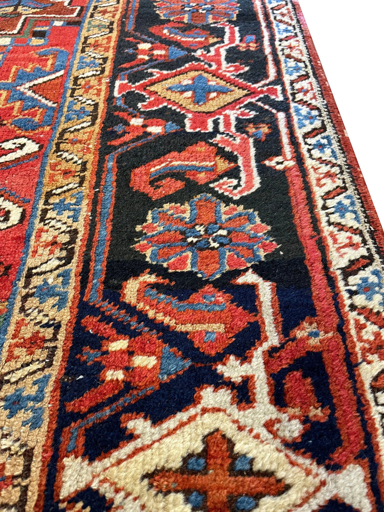 7'2"x10' Heriz Hand Knotted