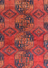 7'7"x9'8" Ersari Turkmen Hand Knotted