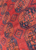 7'7"x9'8" Ersari Turkmen Hand Knotted