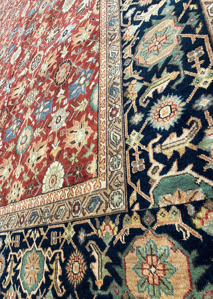 7'8"x10'1" Tabriz hand hooked