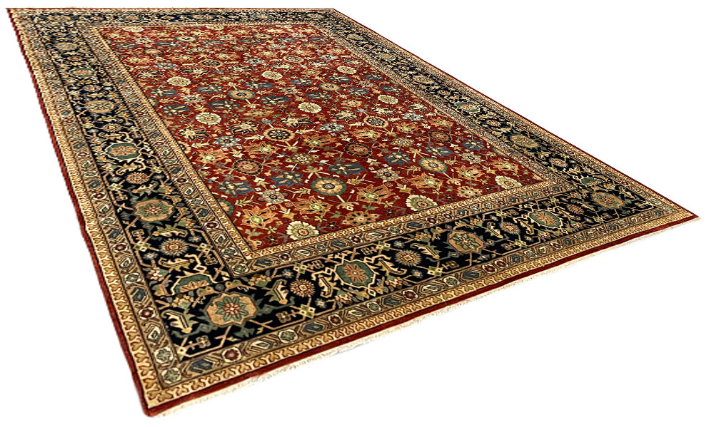 7'8"x10'1" Tabriz hand hooked
