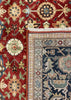 7'8"x10'1" Tabriz hand hooked