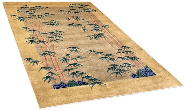 8'10"x11'10" Art Deco Collection Hand Knotted