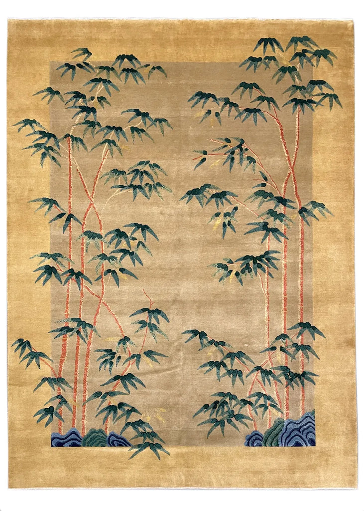 8'10"x11'10" Art Deco Collection Hand Knotted