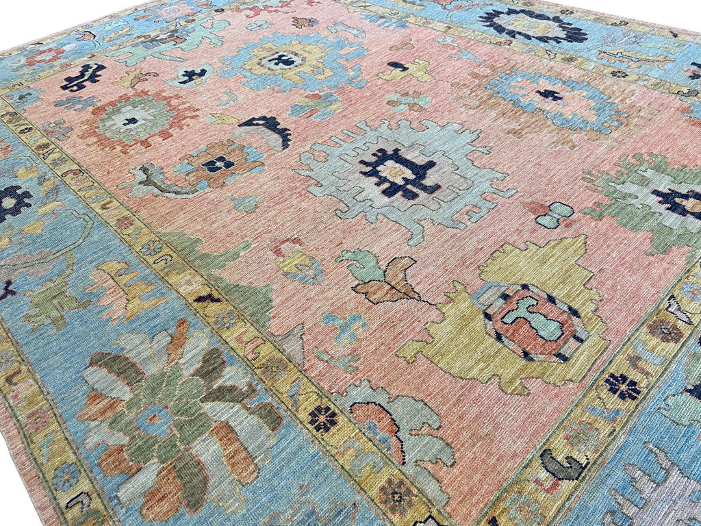 8'10"x12'2" Pak-Oushak (s) Hand Knotted