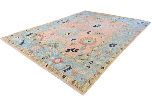 8'10"x12'2" Pak-Oushak (s) Hand Knotted