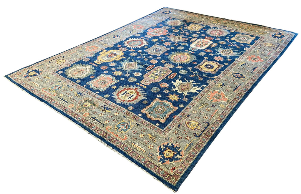 8'10"x12 Pak-Oushak (s) Hand Knotted