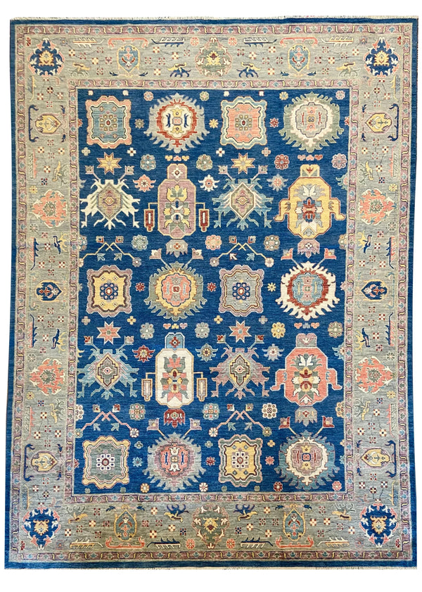 8'10"x12 Pak-Oushak (s) Hand Knotted