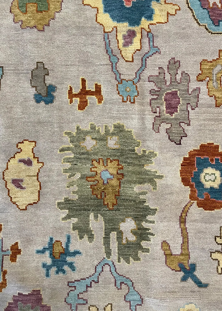 8'11"x11'11" Popley Oushak Rugs