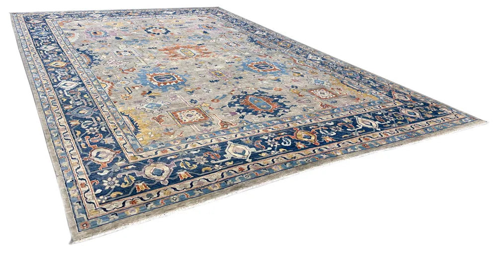 8'11"x11'7" Mahal Hand Knotted