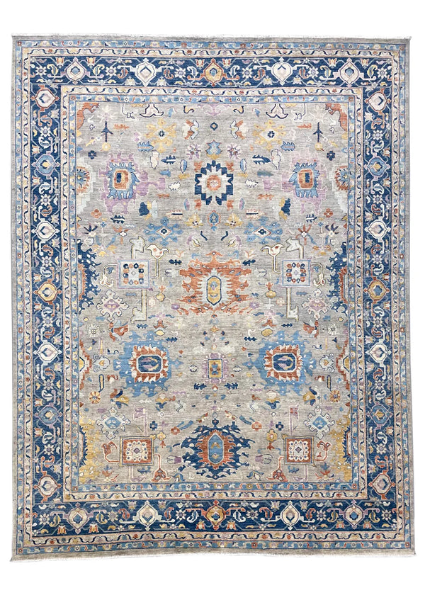 8'11"x11'7" Mahal Hand Knotted