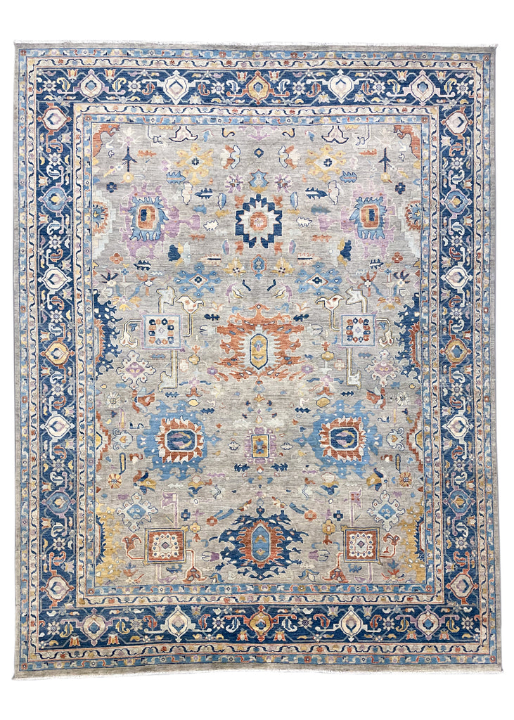 8'11"x11'7" Mahal Hand Knotted