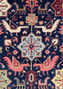 8'11"x11'9" Khamseh Hand Knotted