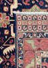 8'11"x11'9" Khamseh Hand Knotted