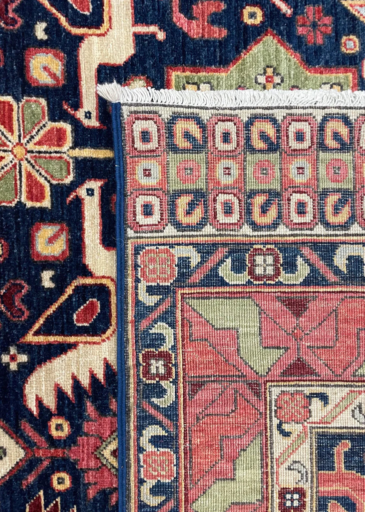 8'11"x11'9" Khamseh Hand Knotted