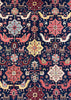 8'11"x11'9" Khamseh Hand Knotted