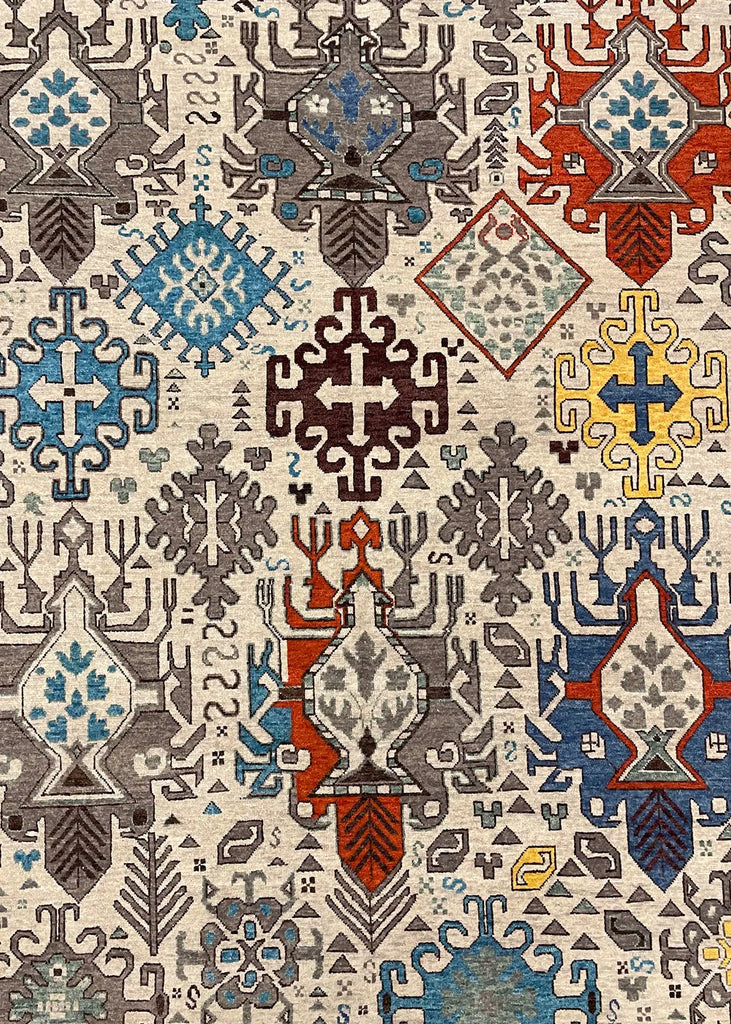 8'1"x10'4" Mashad Hand Knotted