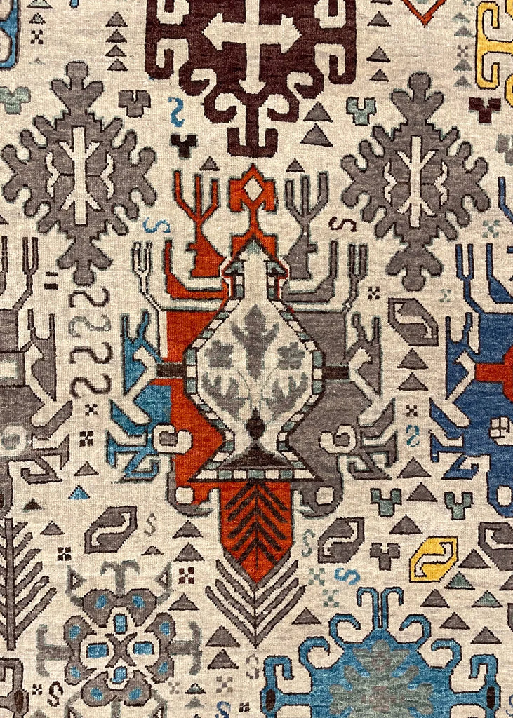 8'1"x10'4" Mashad Hand Knotted