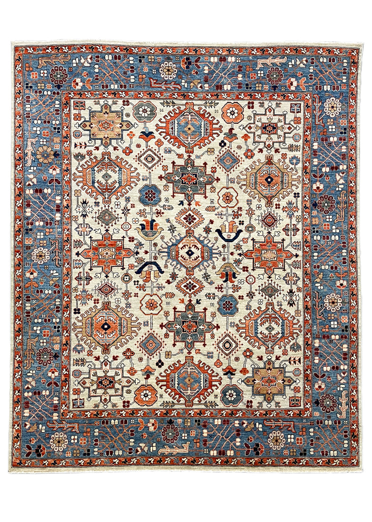 8'1"x10' Karaja Hand Knotted