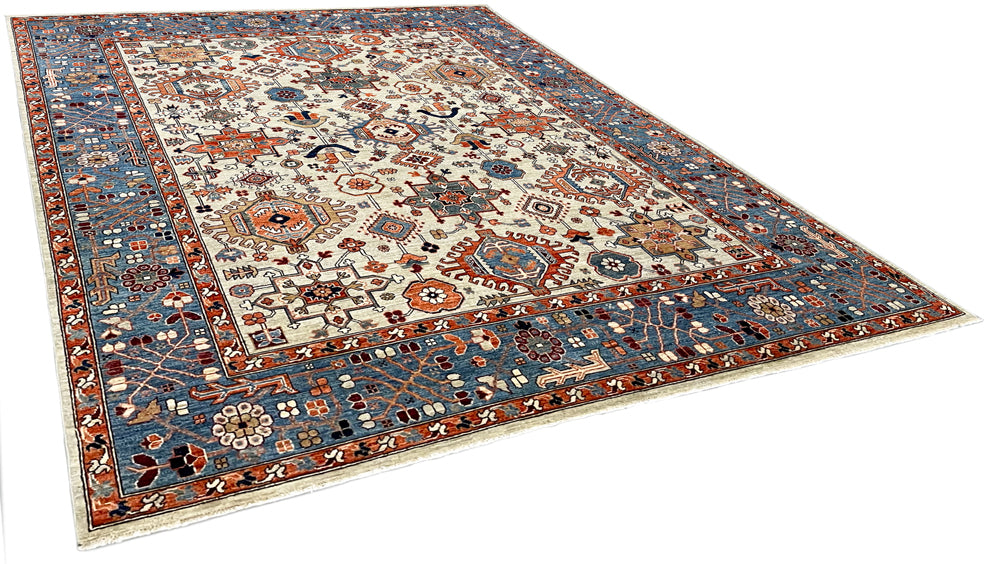 8'1"x10' Karaja Hand Knotted