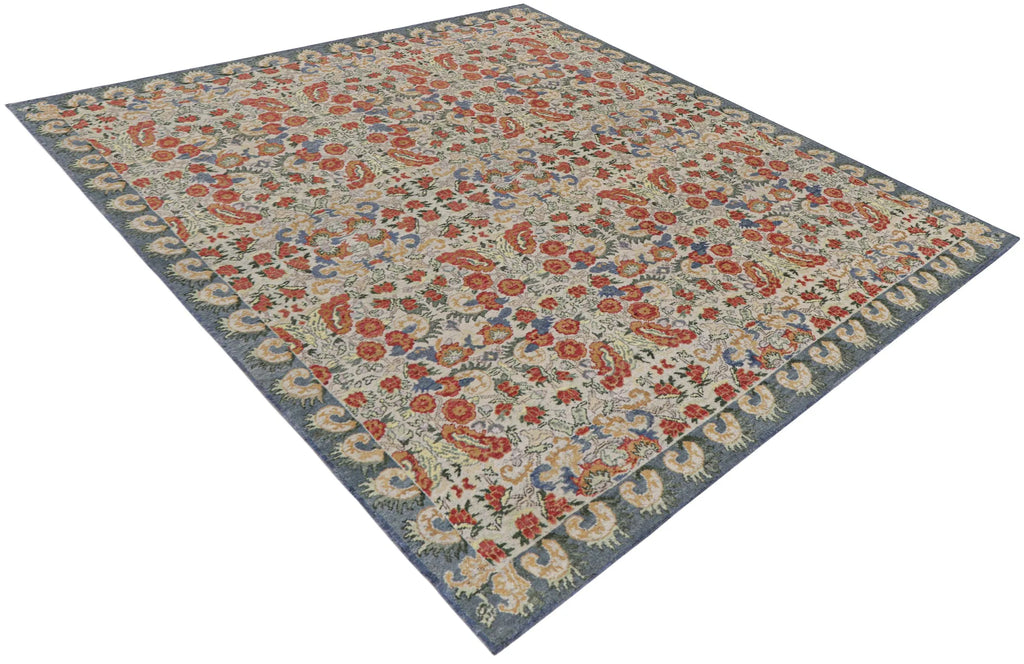 8'1"x9'10" Bessarabian Hand Knotted