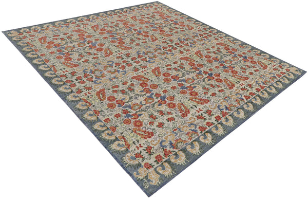 8'1"x9'10" Bessarabian Hand Knotted