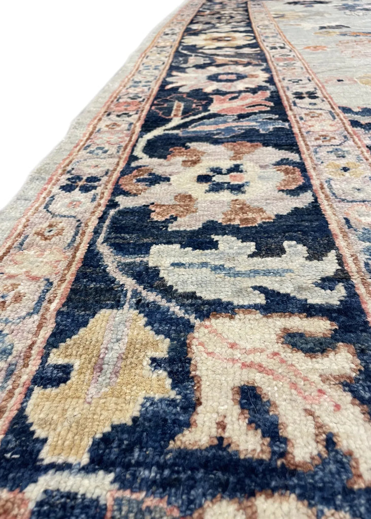 8'1"x9'10" Oushak Hand Knotted