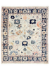 8'1"x9'10" Oushak Hand Knotted