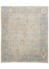 8'1"x9'7" Oushak Hand Knotted