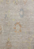 8'1"x9'7" Oushak Hand Knotted