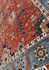 8'1"x9'9" Heriz Hand Knotted