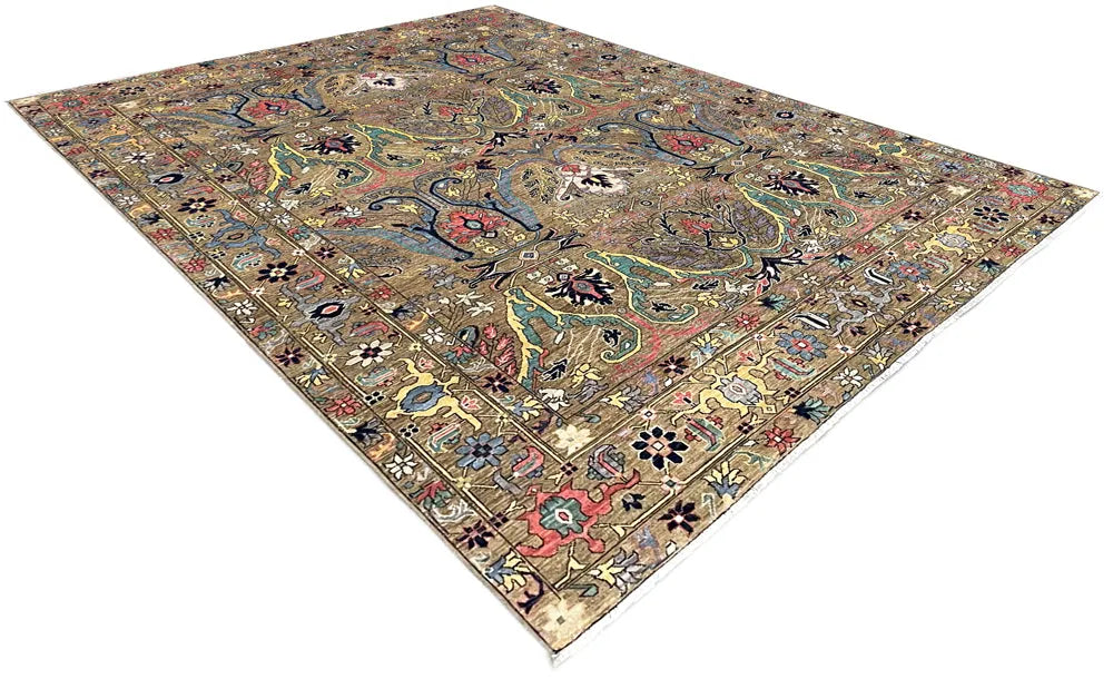 8'2"x10'1" Garus Bidjar Hand Knotted