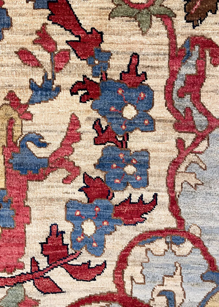 8'2"x10'1" Polonaise Hand Knotted