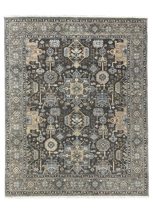 8'2"x10'2' Sultanabad Hand Knotted