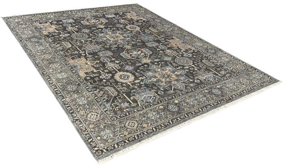 8'2"x10'2' Sultanabad Hand Knotted