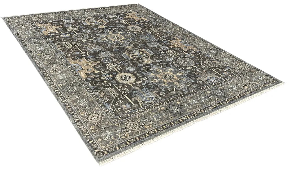 8'2"x10'2' Sultanabad Hand Knotted