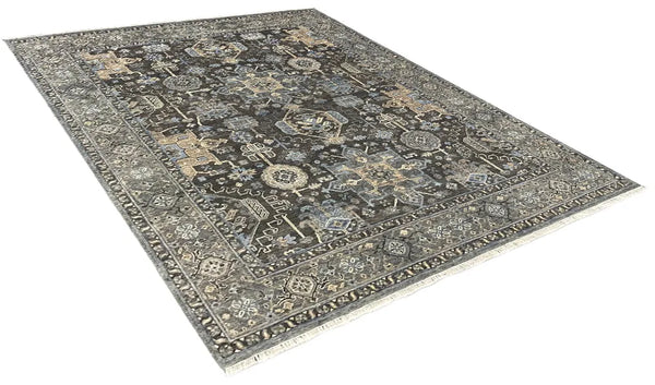 8'2"x10'2' Sultanabad Hand Knotted