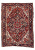 8'2"x11'1" Heriz Hand Knotted