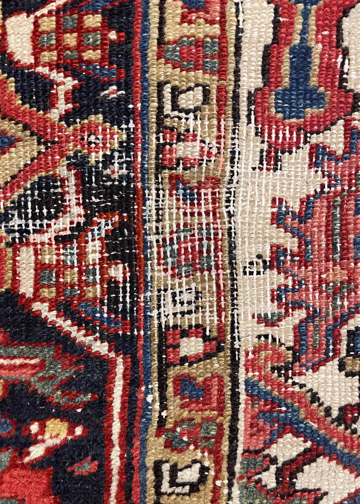 8'2"x11'1" Heriz Hand Knotted