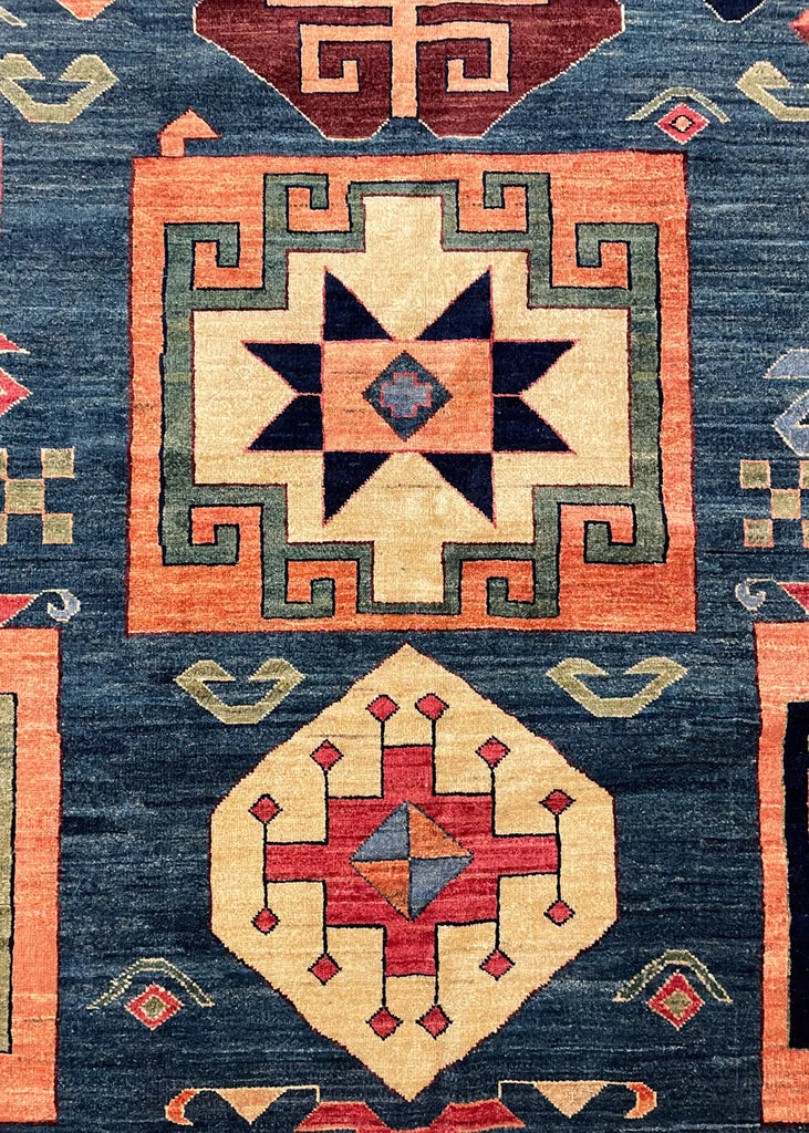 8'2"x9'9" Quchan Hand Knotted