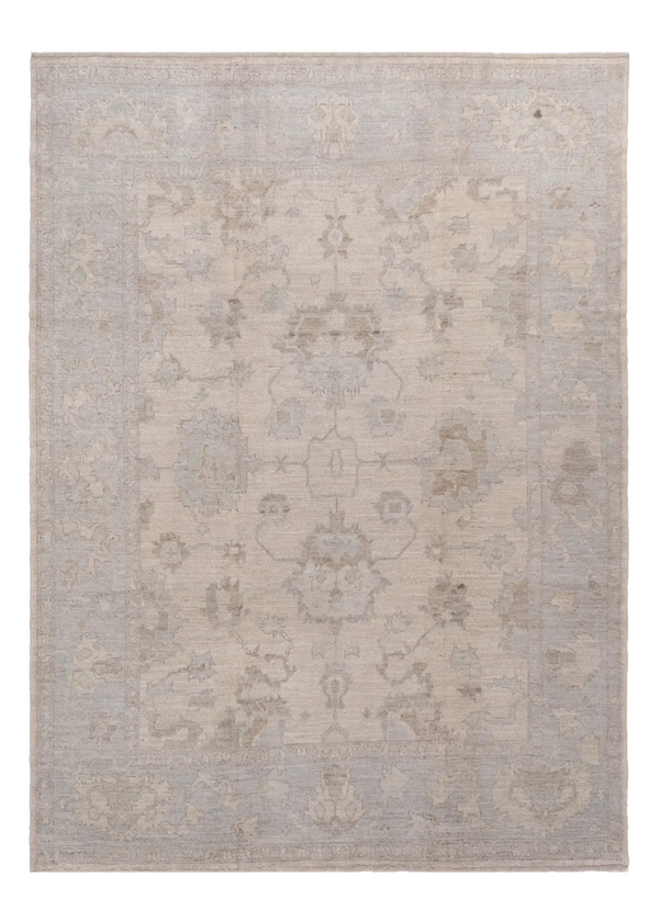 8'3"x10'3" Oushak Hand Knotted