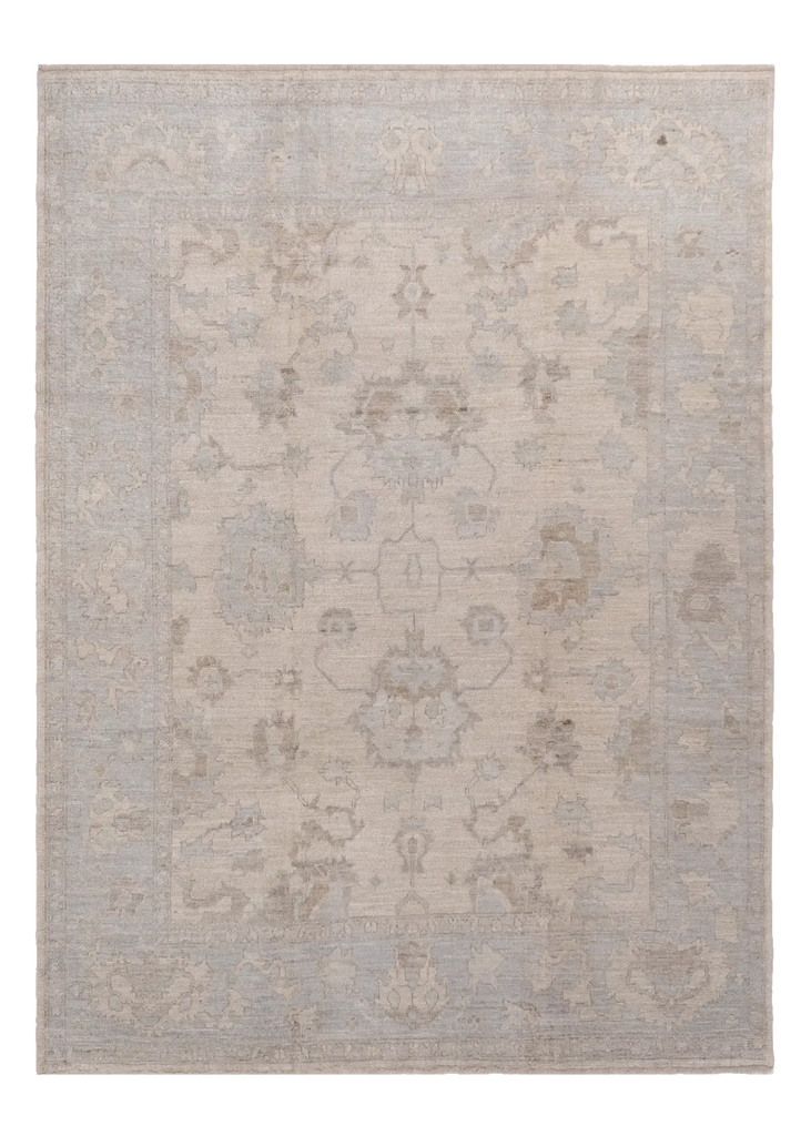 8'3"x10'3" Oushak Hand Knotted