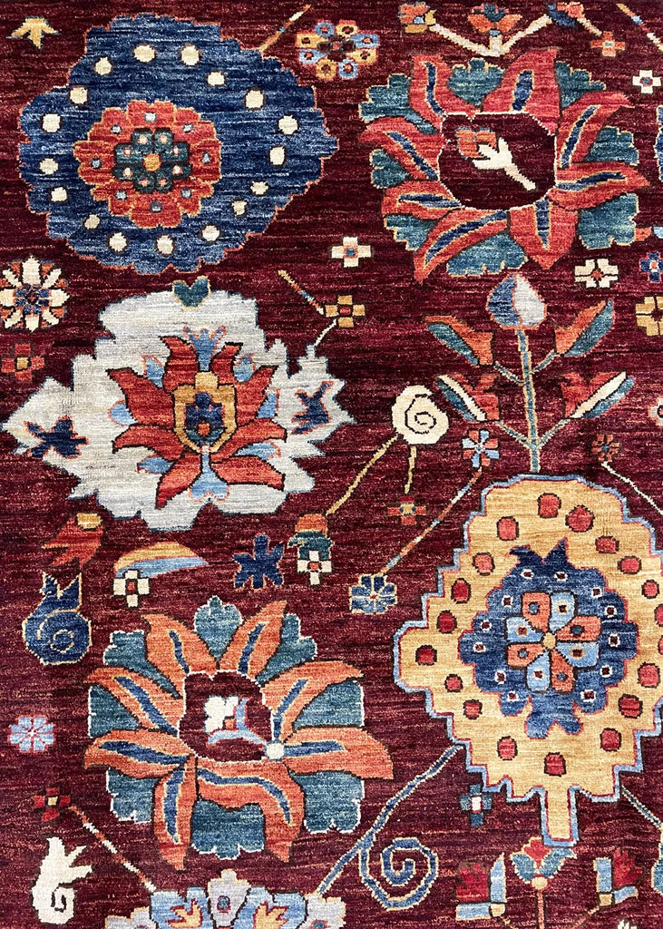 8'3"x10'6" Sauj Bolag Kurdish Hand Knotted