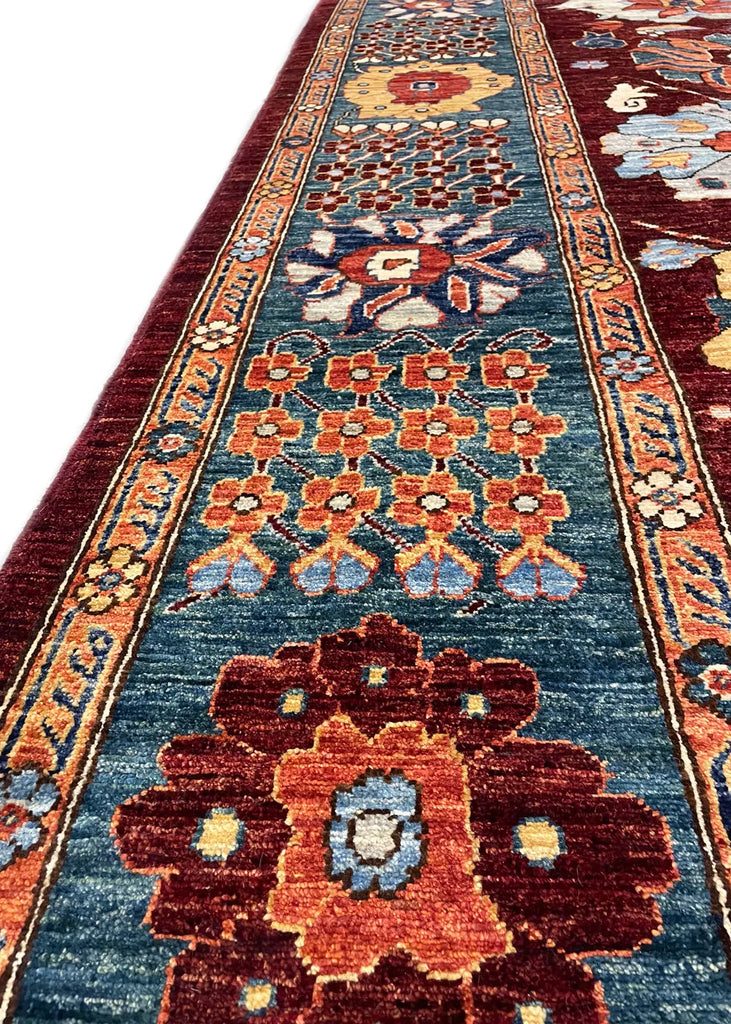 8'3"x10'6" Sauj Bolag Kurdish Hand Knotted