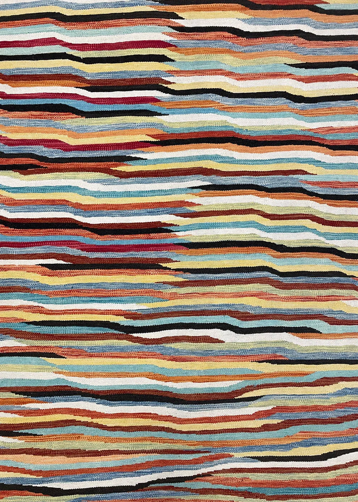 8'3"x9'10" Kilim Hand Knotted