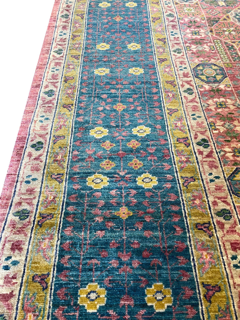 8'4"x10' Fine Afghan-Mamluk (s) Hand Knotted