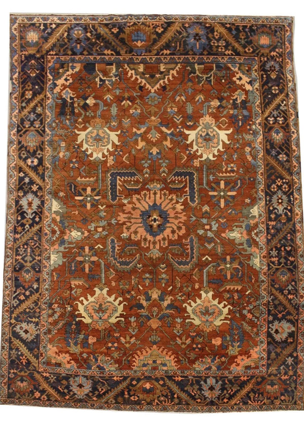 8'4"x11'8" Bakshaish Hand Knotted